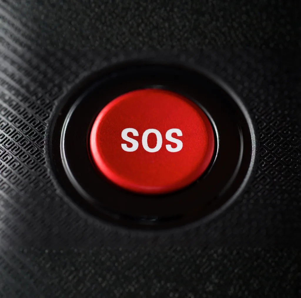 Emergency SOS alert interface